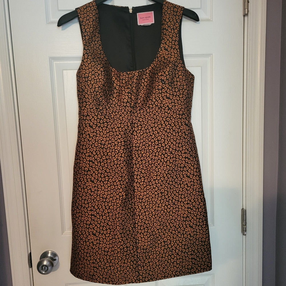 Womens Kate Spade Jumper size 6 copper and black